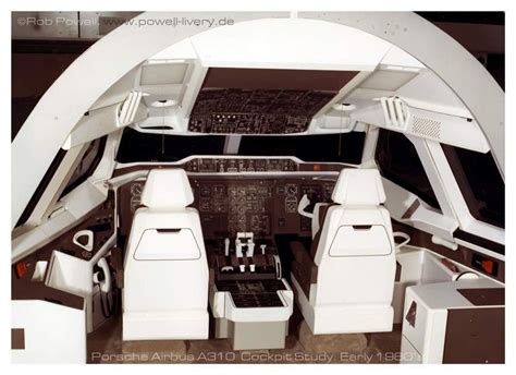 Porsche tried to redesign the Airbus A310 cockpit in the early 80s ...