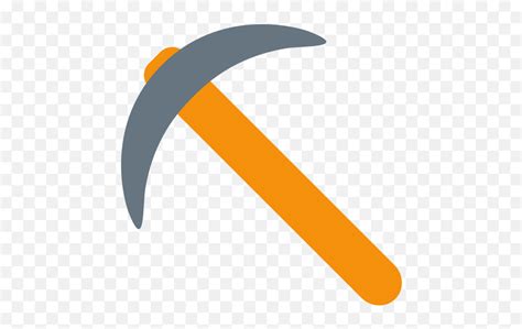 Pick Emoji - Pickaxe Emoji,Pickaxe Emoji - free transparent emoji ...