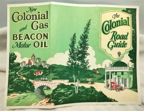 1920's - 1930's Colonial Gas Massachusetts Connecticut & Rhode Island ...