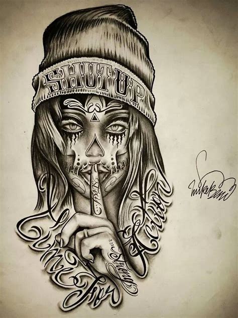 Pin by Mortemore on Dark art drawings in 2020 (With images) | Chicano ...