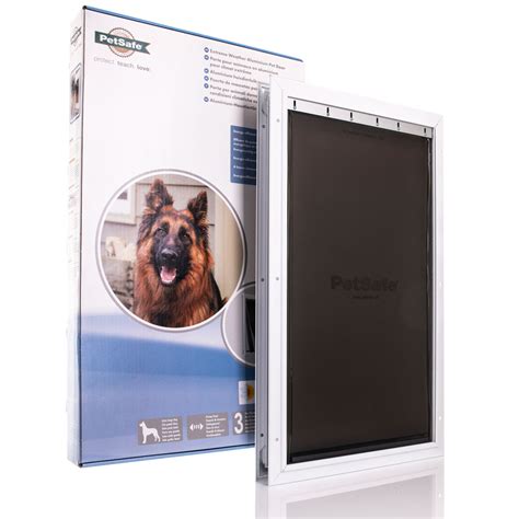 Dog Flap In UPVC Door Panel Extra Large Extreme Weather