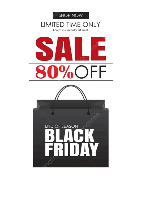 Shop Till You Drop With Our Black Friday Sale Flyer Template Featuring ...
