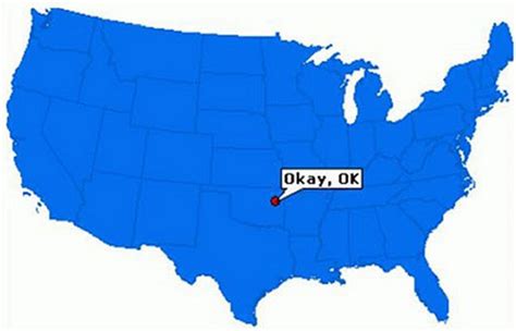 The Town of Okay, OK