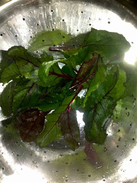 Romancing Recipes: Beetroot Leaves