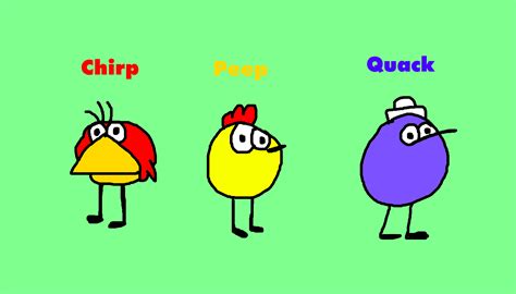 Chirp, Peep and Quack from Peep and Big Wide World by MikeJEddyNSGamer89 on DeviantArt