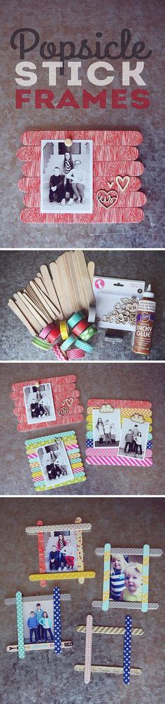 DIY Popsicle Stick Frames – Scrap Booking