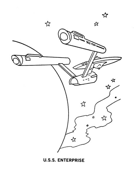 Starship Enterprise Star Trek Coloring Pages – Askworksheet