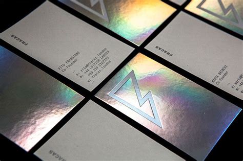 25 Gorgeous Holographic Business Card Designs – Bashooka | Letterpress ...