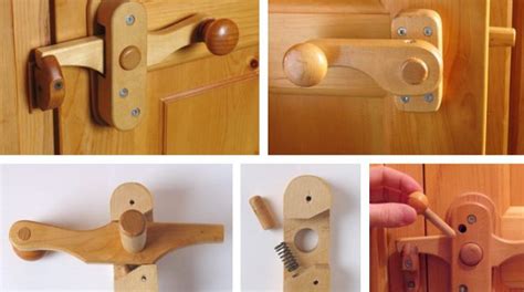 Lovely handmade wooden door latches | Make: