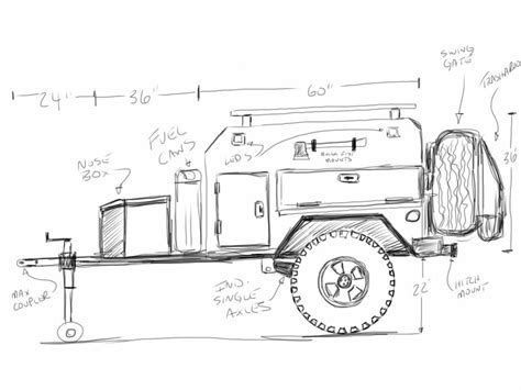 [ IMG] Camping Trailer Diy, Jeep Trailer, Off Road Camper Trailer, Atv ...