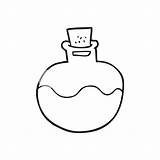 Love Potion Bottle Drawing Sketch Coloring Page sketch template