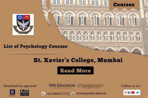 List of Psychology Courses in St. Xavier’s College (Autonomous), Mumbai ...