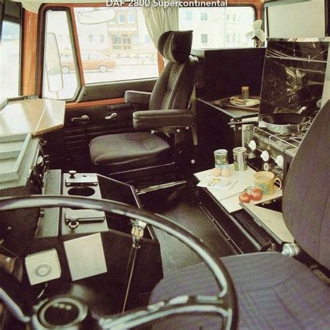 Pin by W J.smit on Daf | Truck interior, Old lorries, Semi trucks interior