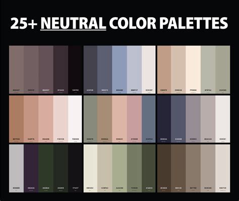 25+ Best Neutral Color Palettes with Names and Hex Codes – CreativeBooster