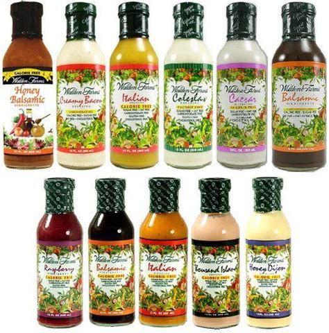 Walden Farms Calorie Free Salad Dressings in 2020 | Salad dressing, Walden farms, Ideal protein