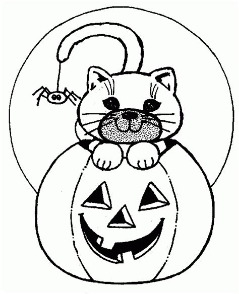 Pete The Cat Halloween Coloring Page - Coloring Home