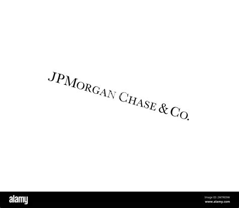 JPMorgan Chase, rotated logo, white background B Stock Photo - Alamy