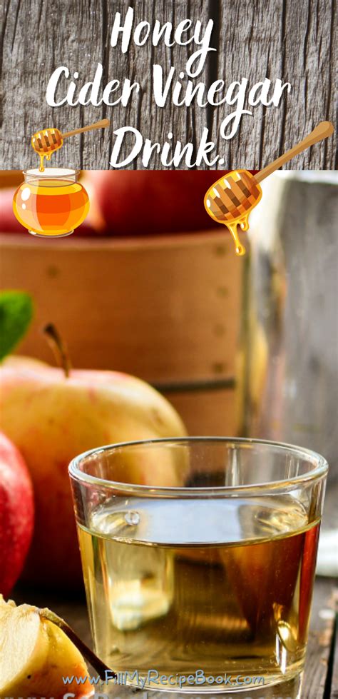 Honey Apple Cider Vinegar Drink. With only 3 ingredients make this healthy honey tonic to boost ...