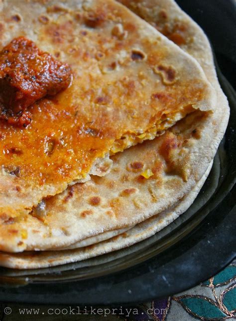 Cook like Priya: Paneer Stuffed Paratha | Pickled Paneer Paratha Recipe ...