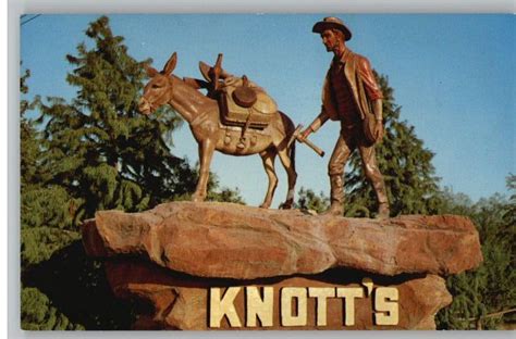 Miner and mule from Knott's Berry Farm, Buena Park, CA