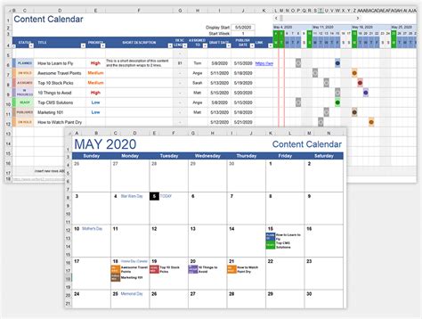 10 Free Content Calendar Templates in Excel, Sheets, & ClickUp 2023 (2023)