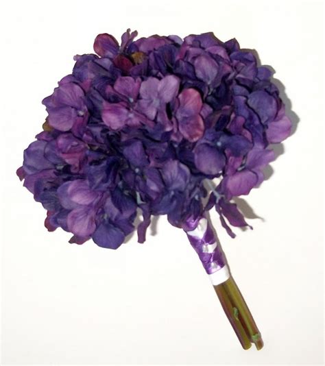 True Touch Hydrangea Wedding Bouquet, Purple Hydrangea Bouquet, Rainbow Wedding Bouquets, White ...