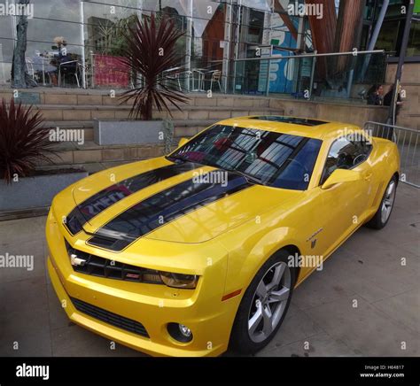 Bumblebee Camaro yellow Camaro SS black stripes transformers Stock ...