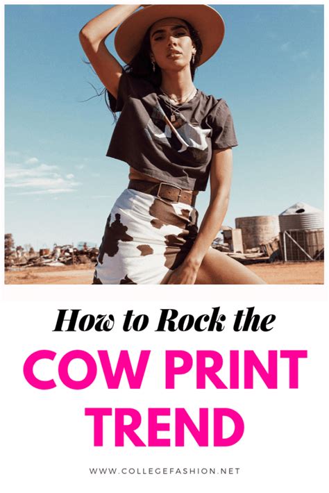 Everything You Need to Know About the Cow Print Outfit Trend