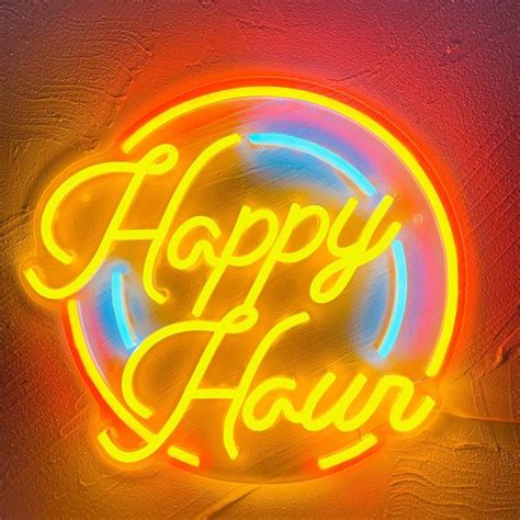 Happy Hour Neon Sign Best Docer | Liuyang Lamps