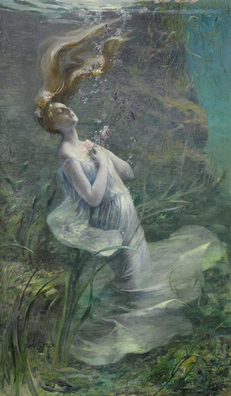 Narrative Painting - Paul Albert Steck, Ophelia, 1895