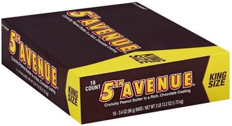 5th Avenue King Size Candy Bars - 18 ea, Nutrition Information | Innit