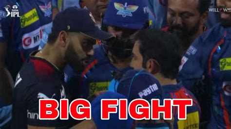 IPL 2023: Virat Kohli and Gautam Gambhir engage in heated verbal ...