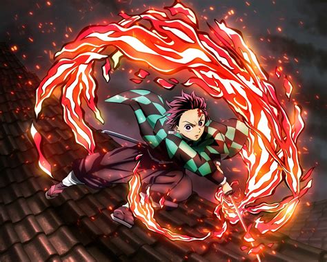 Download Hinokami Kagura Tanjiro Kamado Anime Demon Slayer: Kimetsu No Yaiba 4k Ultra HD ...