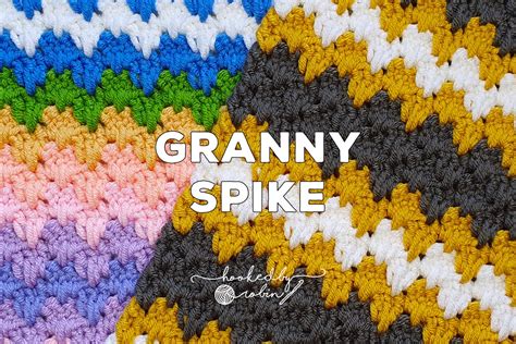Crochet Granny Spike Stitch Written Pattern — Hooked by Robin