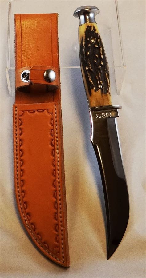 Case hunting knife 4 3/4" blade, stag handle