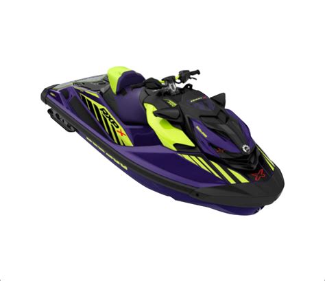 Custom stickers set for Sea-doo Rxp X 300 Purple model 2021-Yellow Neon ...