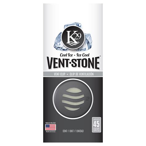 K29 Scent Stone Cool Ice Car Vent Air Freshener Wholesale | Superior Car Wash Supply