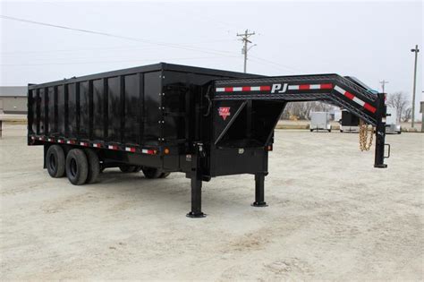 2021 PJ Trailers DD 20' gooseneck Dump Trailer | Near Me