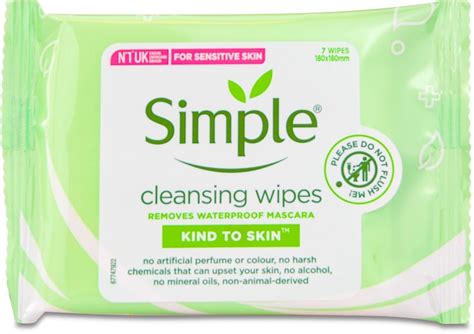 Simple Cleansing Facial Wipes 7 Pack | medino