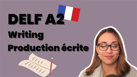 DELF A2 Writing Practice | Learn To French - YouTube