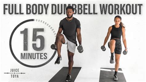 15 Minute Full Body Dumbbell Workout [Strength and Conditioning ...