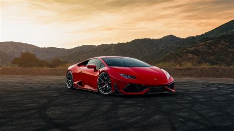 1920x1080 Lamborghini Huracan Red Car Laptop Full HD 1080P ,HD 4k Wallpapers,Images,Backgrounds ...