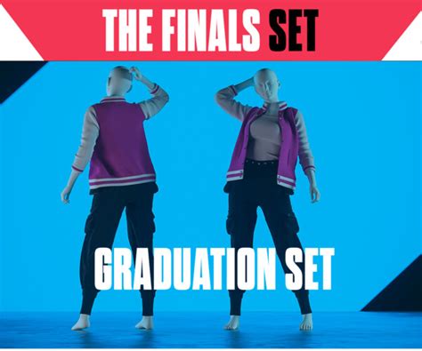 ArtStation - THE FINALS Graduation set | Female Clothes Outfit - Jacket ...