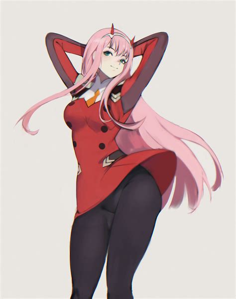 zero two (darling in the franxx and 1 more) drawn by bobobong | Danbooru