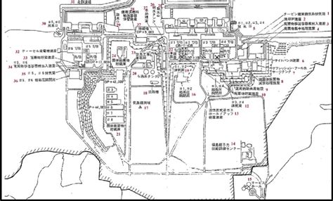 Fukushima nuclear power station site map (original in Japanese) | Download Scientific Diagram