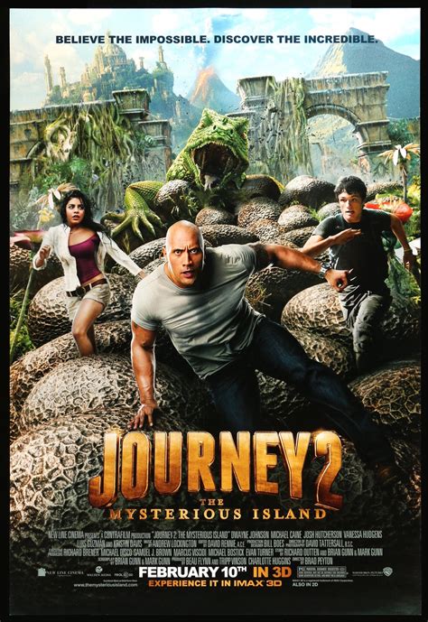 Journey 2: The Mysterious Island (2012) One-Sheet Movie Poster - Original Film Art - Vintage ...