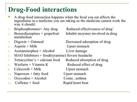 Drug interactions their types, examples and role