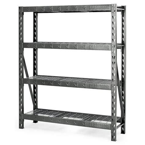 Metal Shelving For Garage Storage Shelves And Racks Units Systems Heavy ...