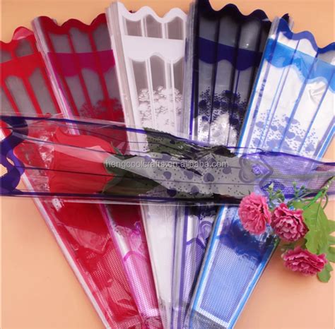 Single Cellophane Plastic Rose Flower Sleeves - Buy Flower Sleeve ...