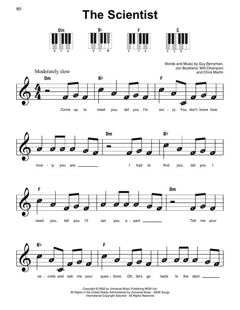 Clocks Sheet Music Coldplay Super Easy Piano | ubicaciondepersonas.cdmx.gob.mx